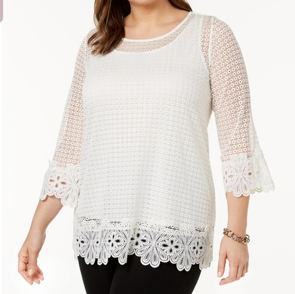 Alfani Tops - NEW ALFANI SIZE 1X GORGEOUS SUMMER WOMENS TOP